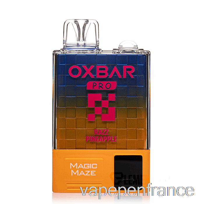 Oxbar Magic Maze Pro 10000 Stylo Vape Jetable à L'ananas Razz